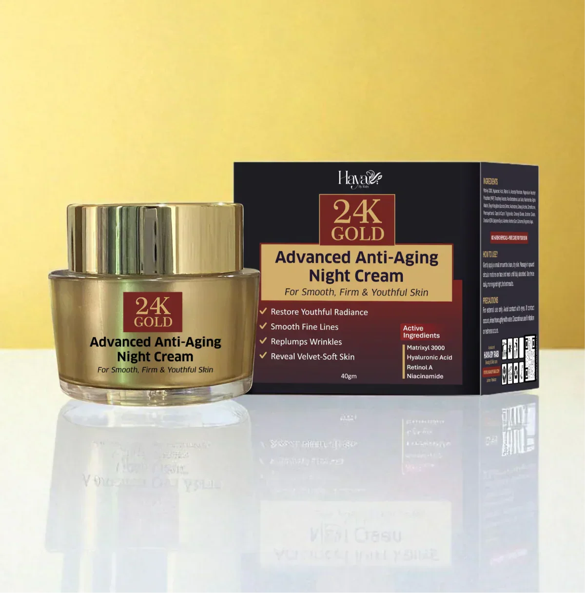 24K Gold Advanced Night Cream – Anti-Aging Skincare Cream