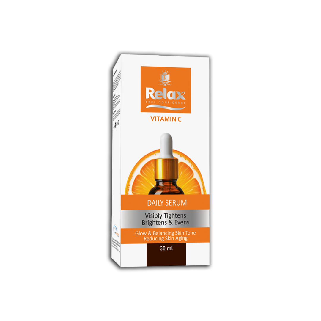 Relax UK Vitamin C Face Serum 30ml – Glow & Even Skin Tone