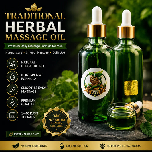 Large Size [1-40 days therapy] Traditional massage oil, natural firming, smoothing
