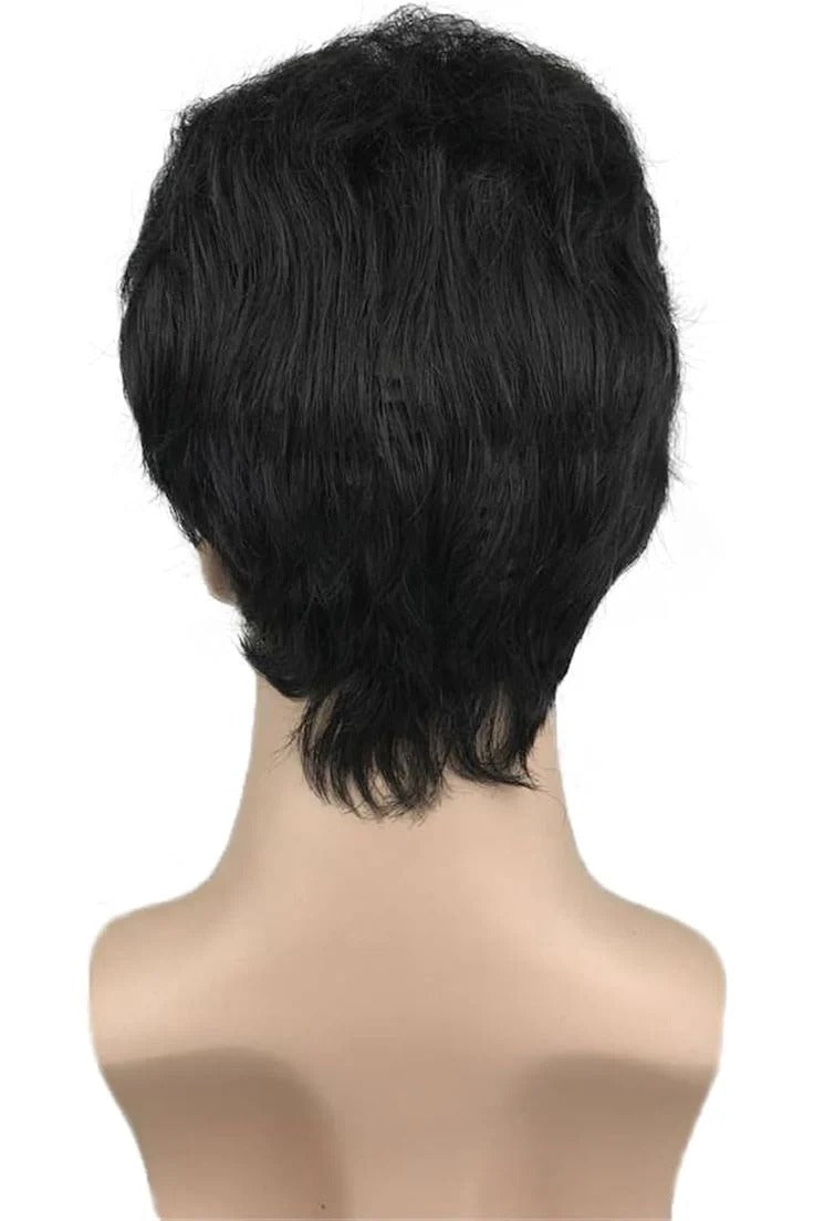 Men Short Hair Wig Cap (Adjustable)