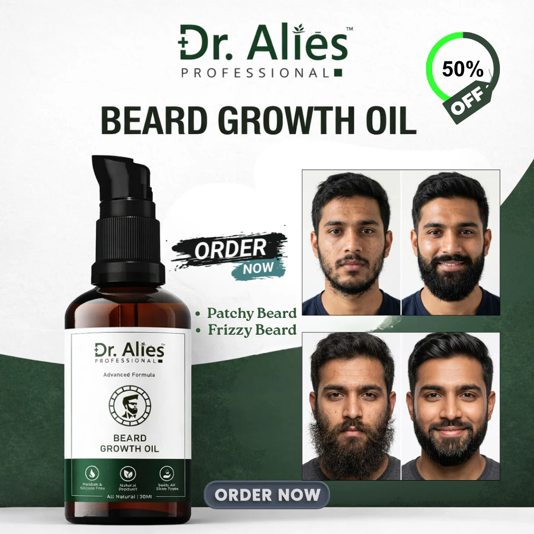 Dr. Alies Professional Advanced Beard Growth Oil for Men