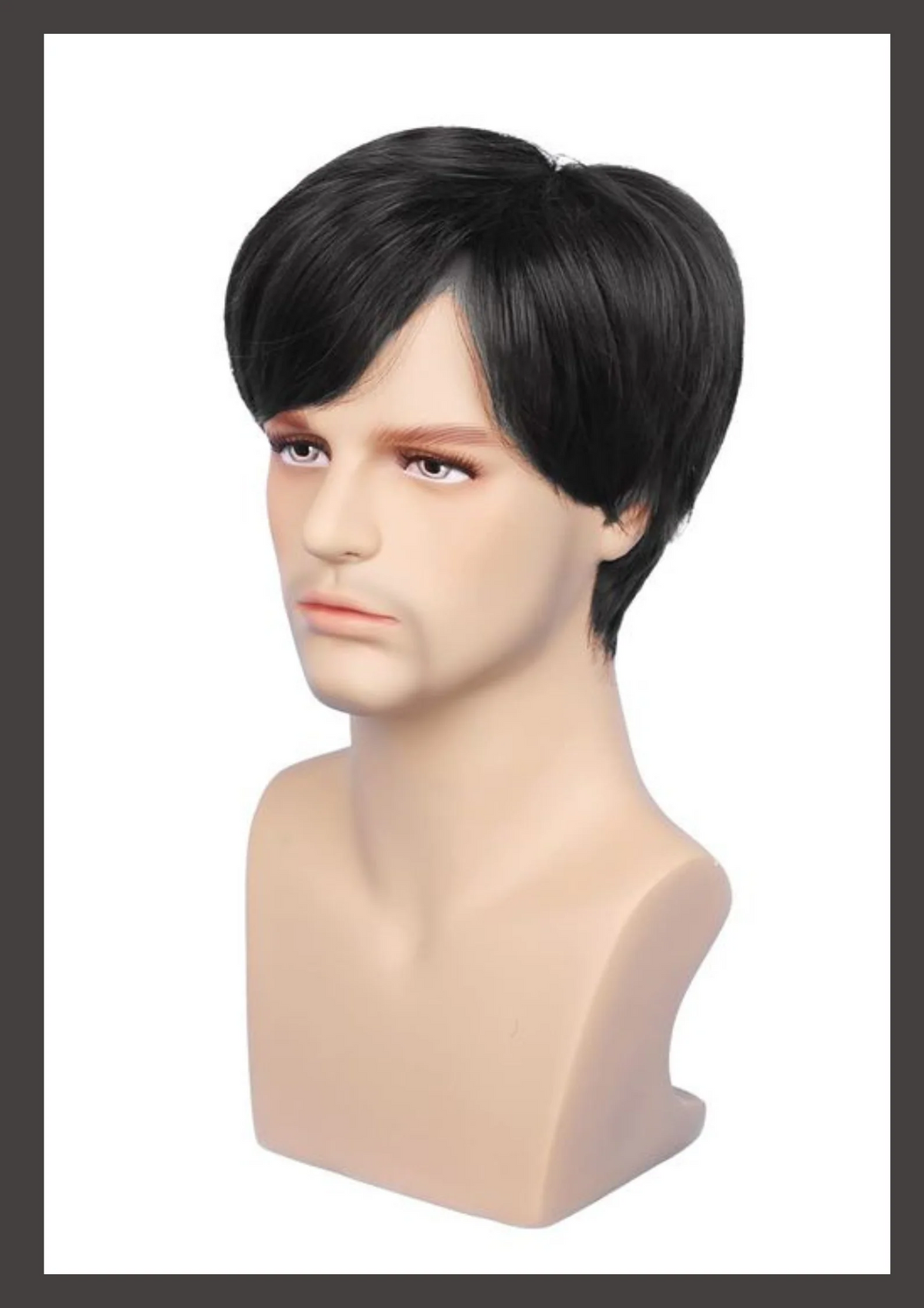 Men Short Hair Wig Cap (Adjustable)