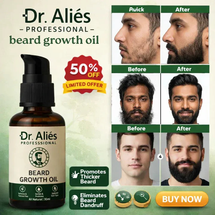 Dr. Alies Professional Advanced Beard Growth Oil for Men