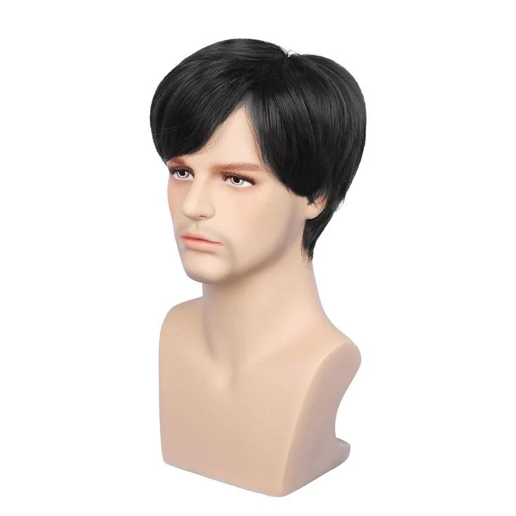 Men Short Hair Wig Cap (Adjustable)