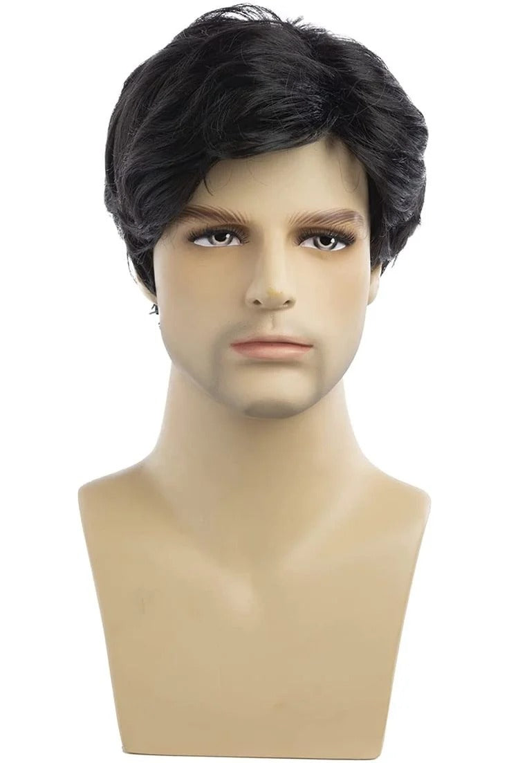 Men Short Hair Wig Cap (Adjustable)
