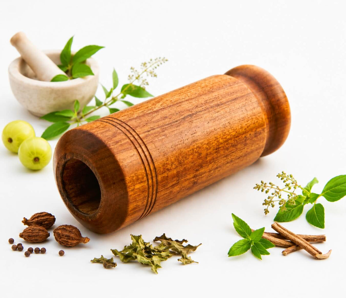 Vijaysar Wooden Glass — 100% Ayurvedic